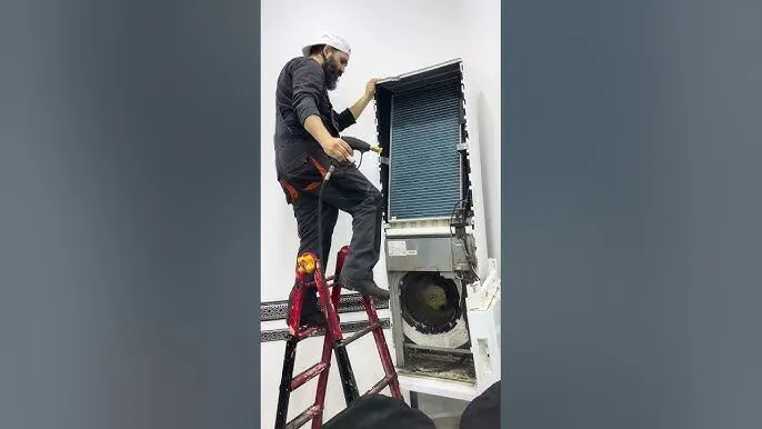 lavage de climatiseur armoire